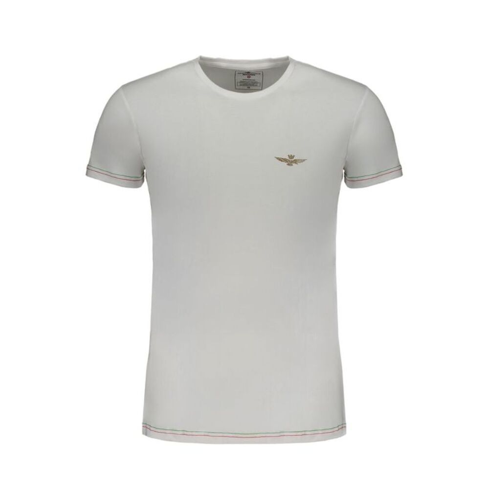 Aeronautica Militare White Cotton Men's Men's T-Shirt